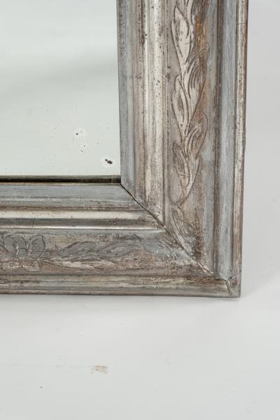 19th Century Louis Philippe Silver Mirror