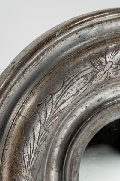 19th Century Louis Philippe Silver Mirror