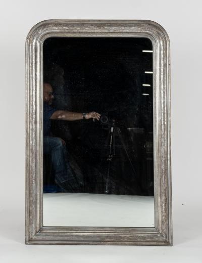 19th Century Louis Philippe Silver Mirror
