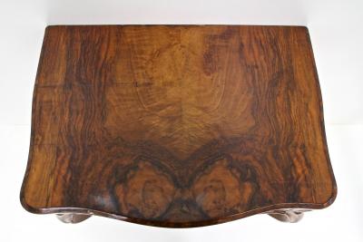 19th Century Louis Philippe Wall Console Table With Drawer Austria ca 1860