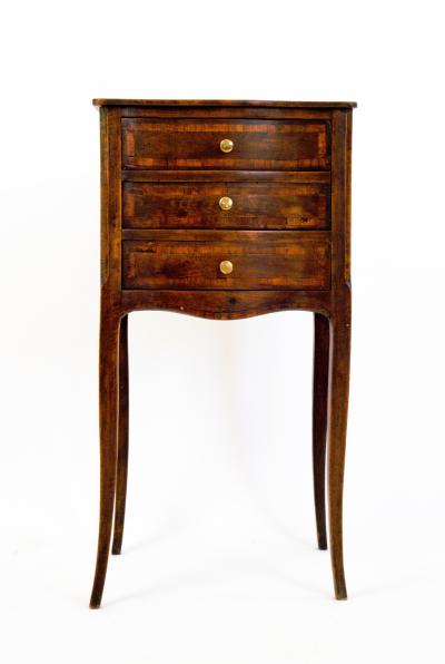 19th Century Louis XV Style French Parquetry Side Table