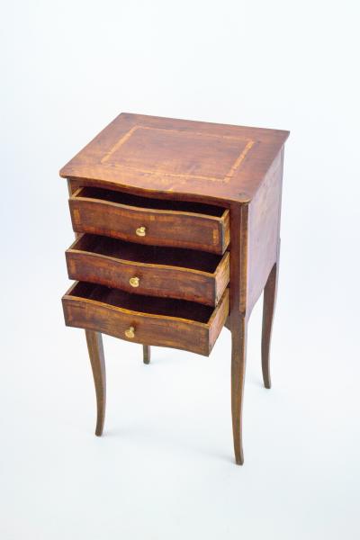 19th Century Louis XV Style French Parquetry Side Table