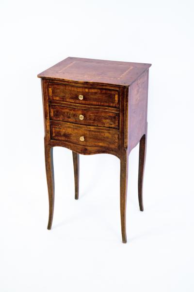 19th Century Louis XV Style French Parquetry Side Table