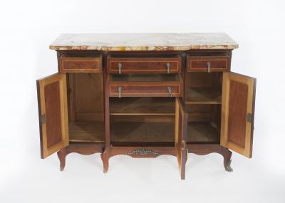 19th Century Louis XVI Style Parquetry Server Sideboard
