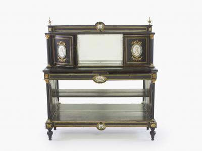 19th Century Louis XVI Style Wood Carved Sideboard