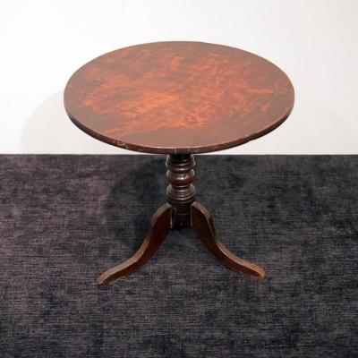19th Century Mahogany Tilt Top Tripod Table Mini Salesman or Example Sample