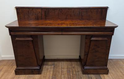 19th Century Mahogany Twin Pedestal Sideboard