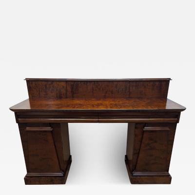 19th Century Mahogany Twin Pedestal Sideboard