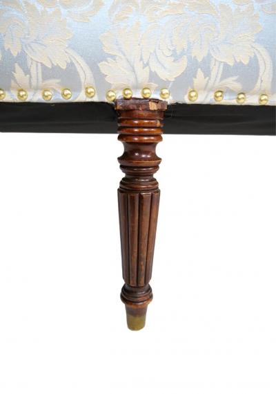 19th Century Mahogany Wood Federal Sheraton Style Sofa