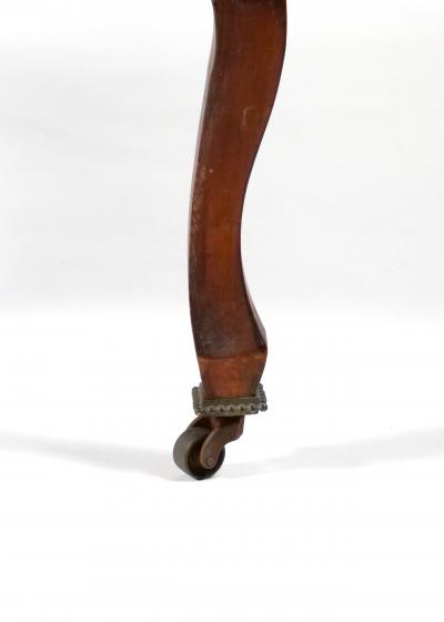 19th Century Mahogany Wood Frame Inlay Marquetry Top Settee Sofa