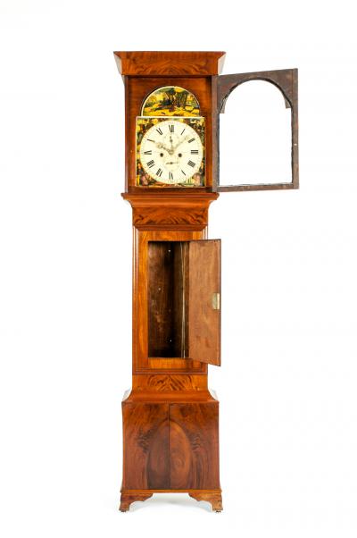 19th Century Mahogany Wood Long Case Clock