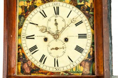 19th Century Mahogany Wood Long Case Clock