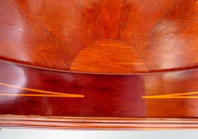 19th Century Mahogany Wood Trumeau Mirror