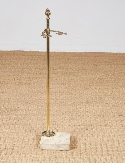 19th Century Marble and Brass Umbrella Stand