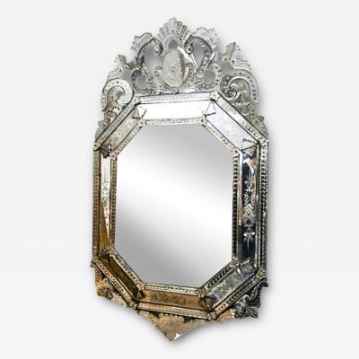 19th Century Napolean III Venise Style Mirror