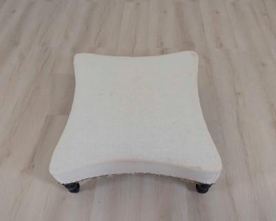 19th Century Napoleon III French Stool Ready to Upholster
