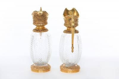 19th Century Neoclassical Style Bronze Ormolu Ewers