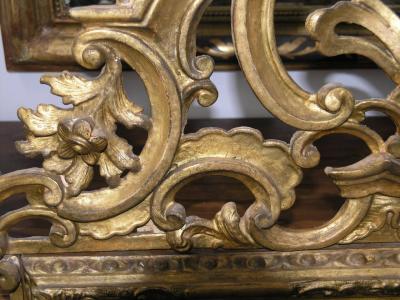 19th Century Northern Italian Giltwood Mirror