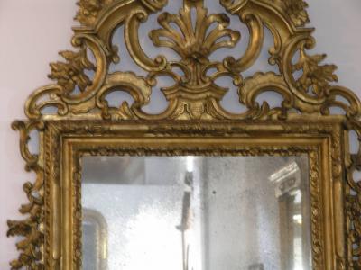 19th Century Northern Italian Giltwood Mirror