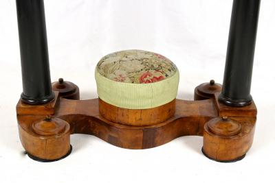19th Century Oval Biedermeier Side Table Nutwood Hungary circa 1835