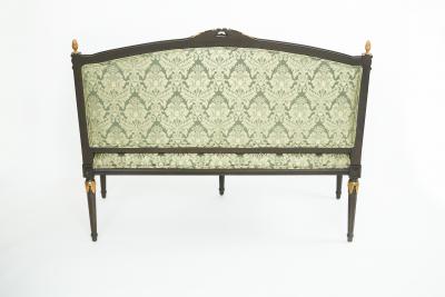 19th Century Painted Giltwood Framed Settee