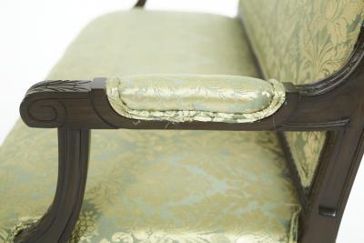 19th Century Painted Giltwood Framed Settee