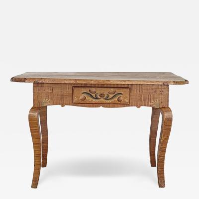 19th Century Painted Swedish Table circa 1860