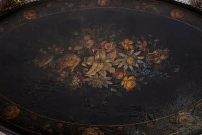 19th Century Paper Mache Tray Table