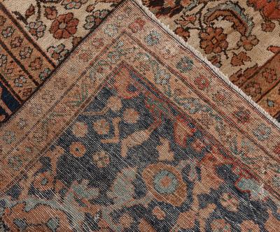19th Century Persian Sultanabad Hand Knotted Wool Rug