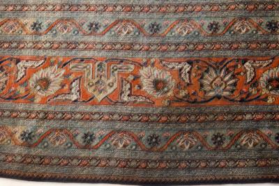 19th Century Persian Tabriz Handwoven Wool Rug