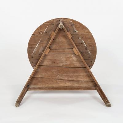 19th Century Pine Cricket Table