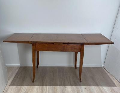 19th Century Pine Draw Leaf Farm Table Italy
