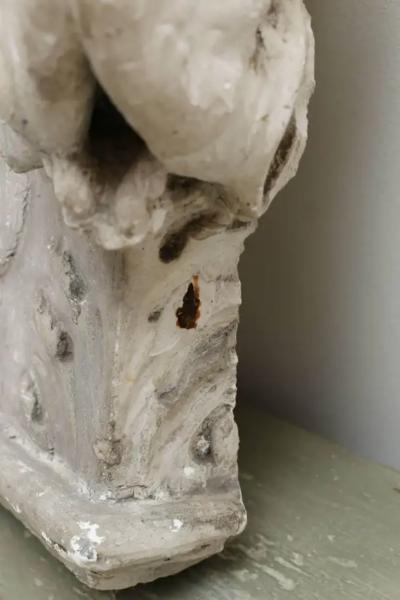 19th Century Plaster Detail from a Building in Belgium