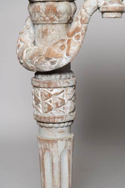 19th Century Provencal Louis XVI Console with Portoro Marble Top