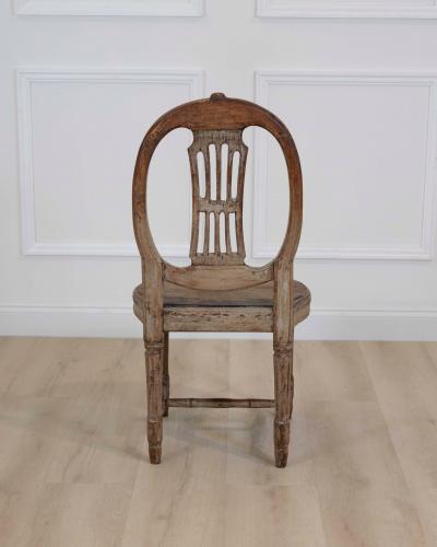 19th Century Provincial Gustavian Chair in Original Paint