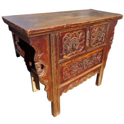 19th Century Qing Antique Chinese Alter Console