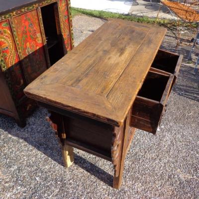 19th Century Qing Antique Chinese Alter Console