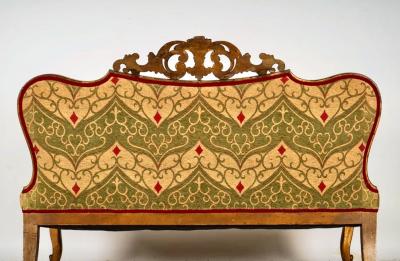 19th Century Rococo Style Bench or Settee