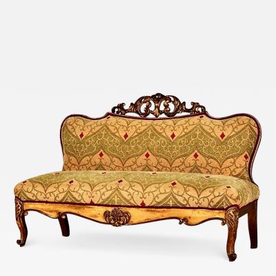 19th Century Rococo Style Bench or Settee