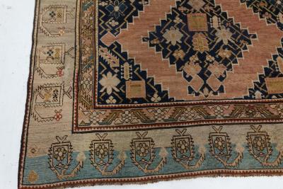 19th Century Russian Karabagh Hand Knotted Wool Carpet