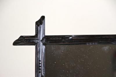 19th Century Rustic Black Forest Mirror Handcarved Austria circa 1880