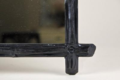 19th Century Rustic Black Forest Wall Mirror Austria circa 1880