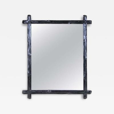 19th Century Rustic Black Forest Wall Mirror Austria circa 1880