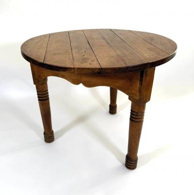 19th Century Rustic Pine Cricket Table