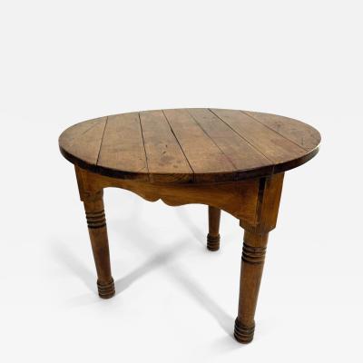 19th Century Rustic Pine Cricket Table