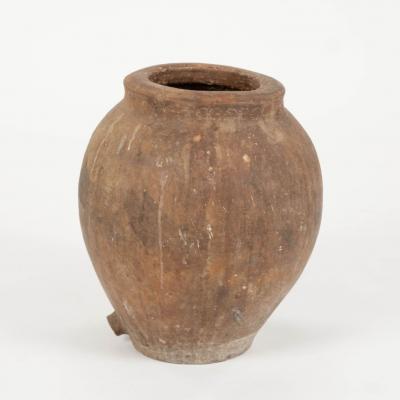 19th Century Rustic Spanish Terracotta Olive Jar