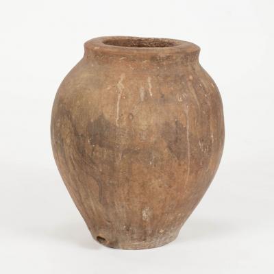 19th Century Rustic Spanish Terracotta Olive Jar