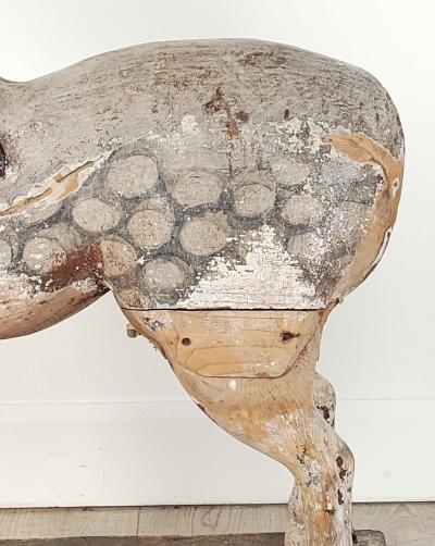 19th Century Rustic Swedish Painted Pony