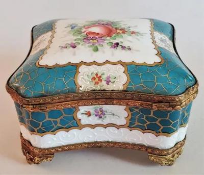 19th Century Samson Paris Porcelain Trinket Box