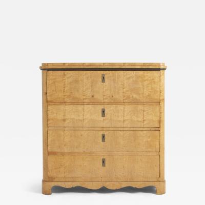 19th Century Satin Birch Chest of Drawers